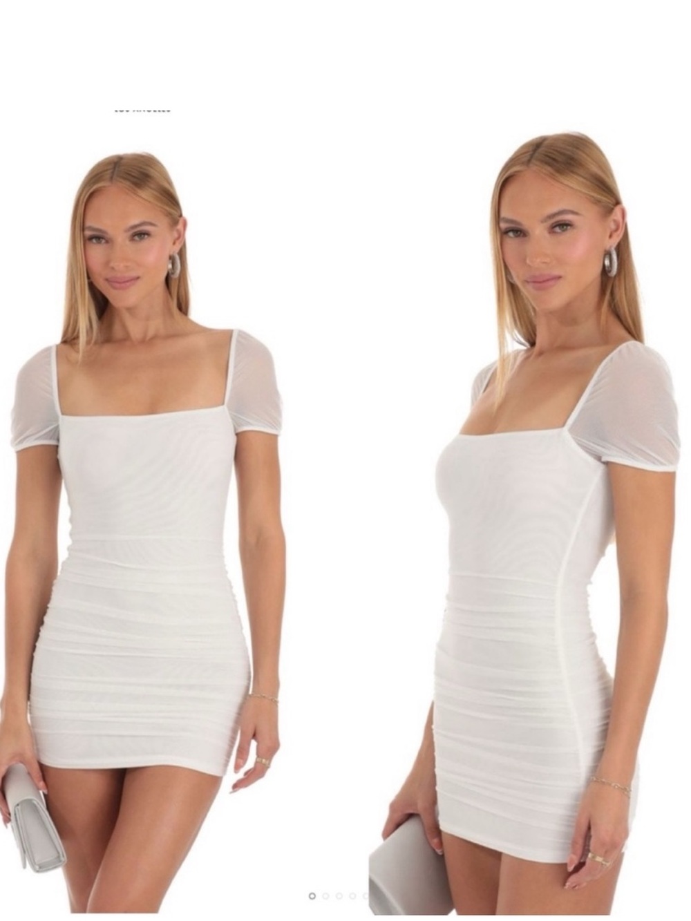 Princess Polly Charvi White Mini Dress New!